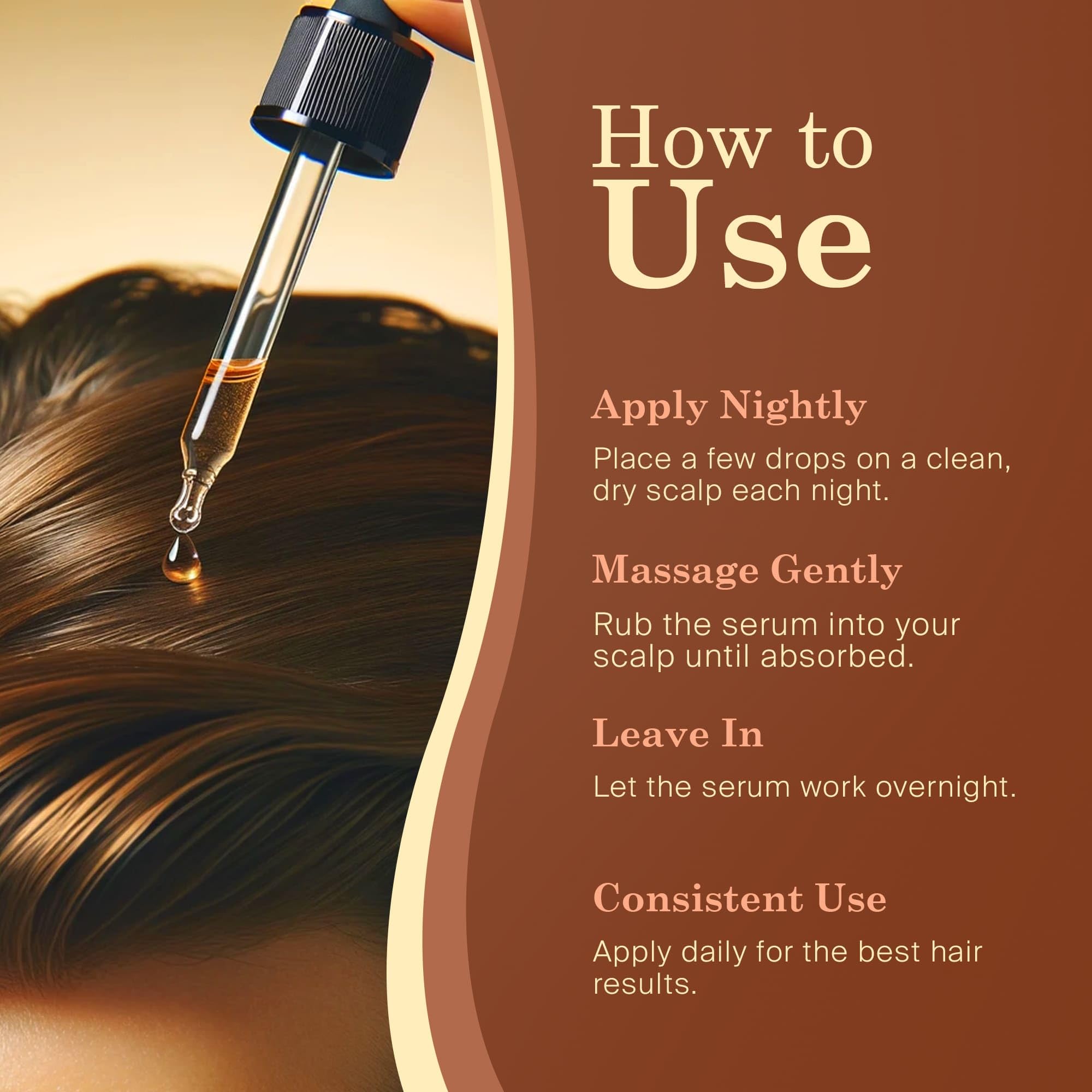 Infina Essentials serum in hand highlighting hydration for all hair types