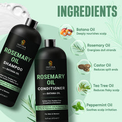 INFINA ESSENTIALS rosemary oil conditioner smoothing strands and adding shine