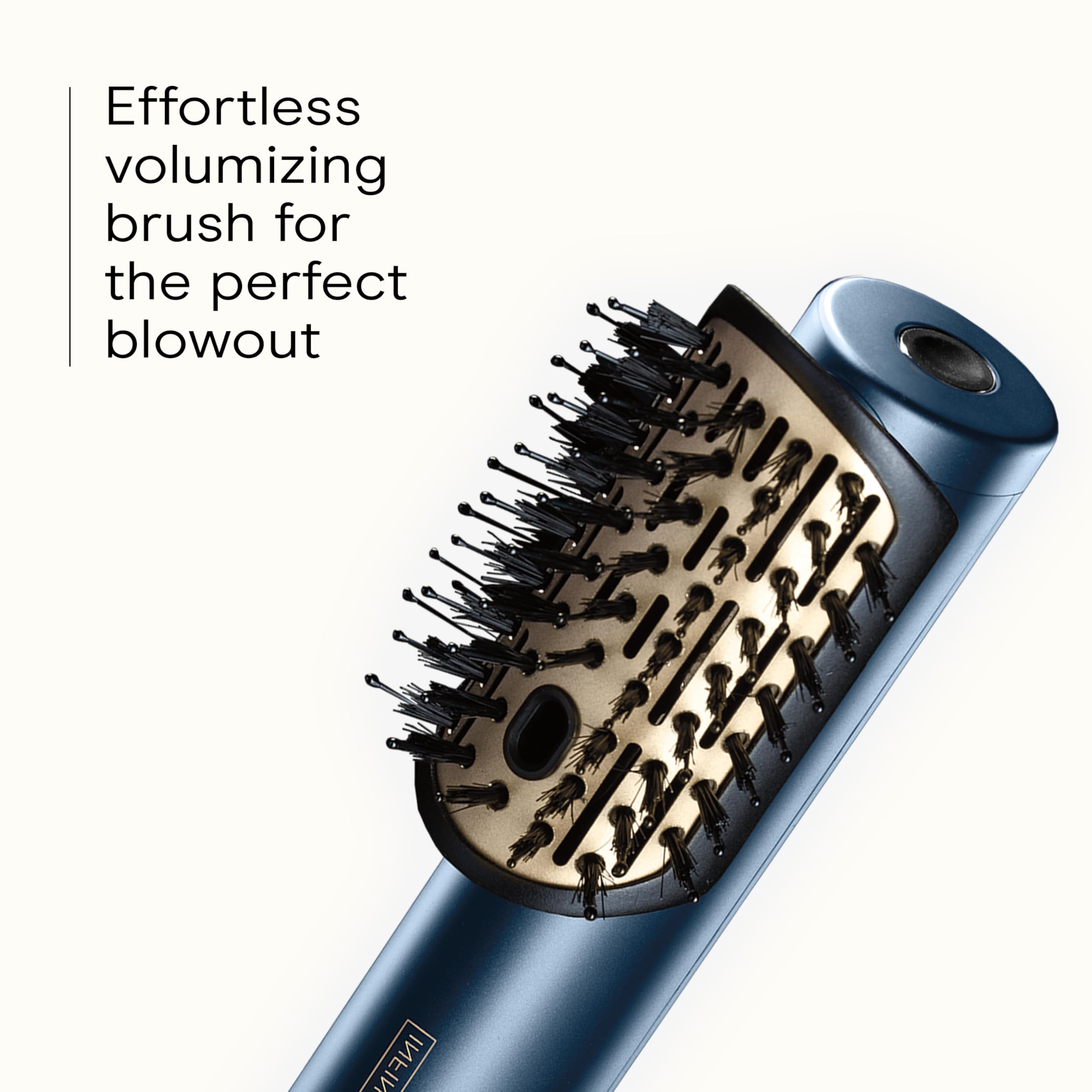 INFINITI PRO by CONAIR DigitalAIRE curved oval brush enhances volume with smooth, lifted styles.