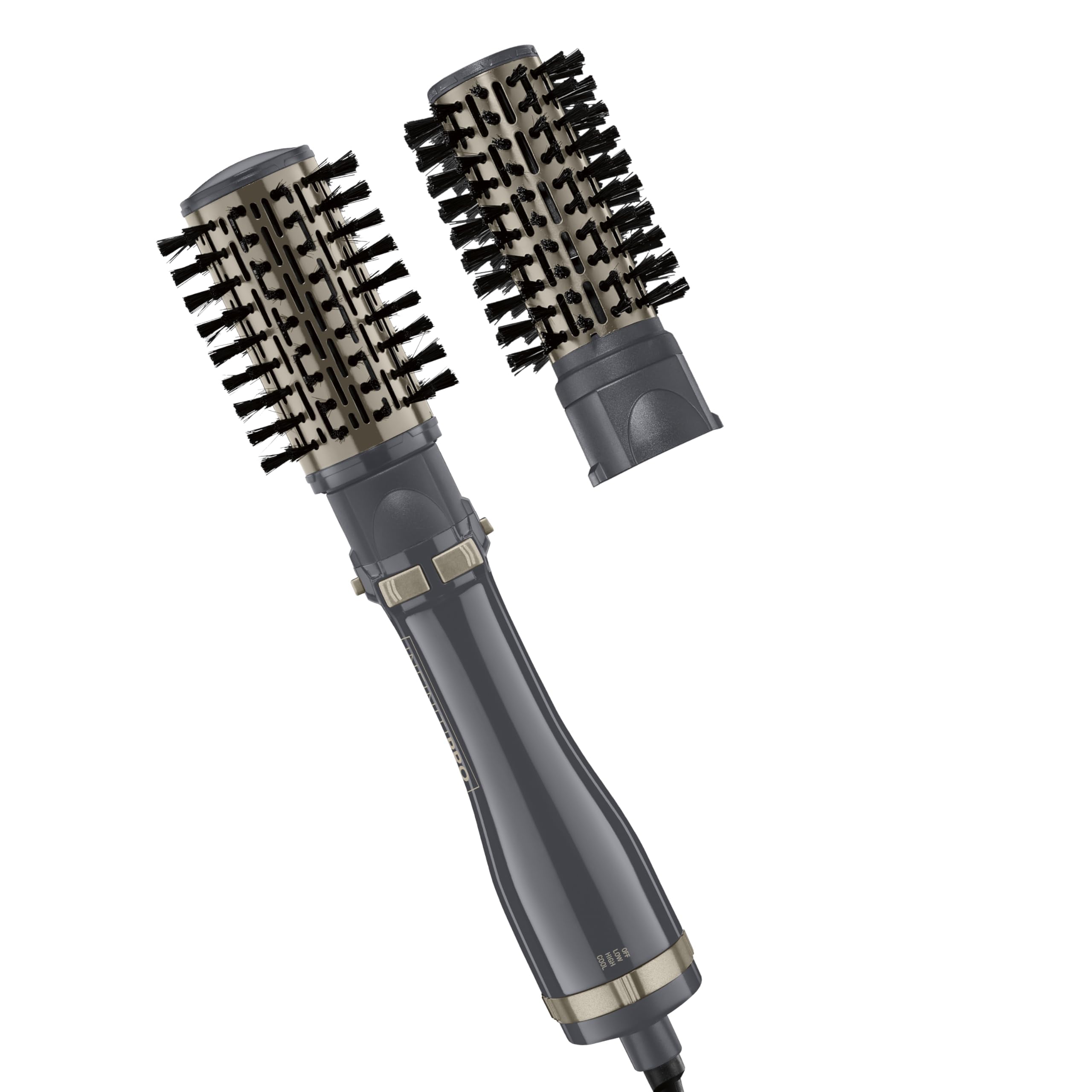 Conair INFINITI PRO hot air styling brush 1.5-inch barrel for defined curls and shine.