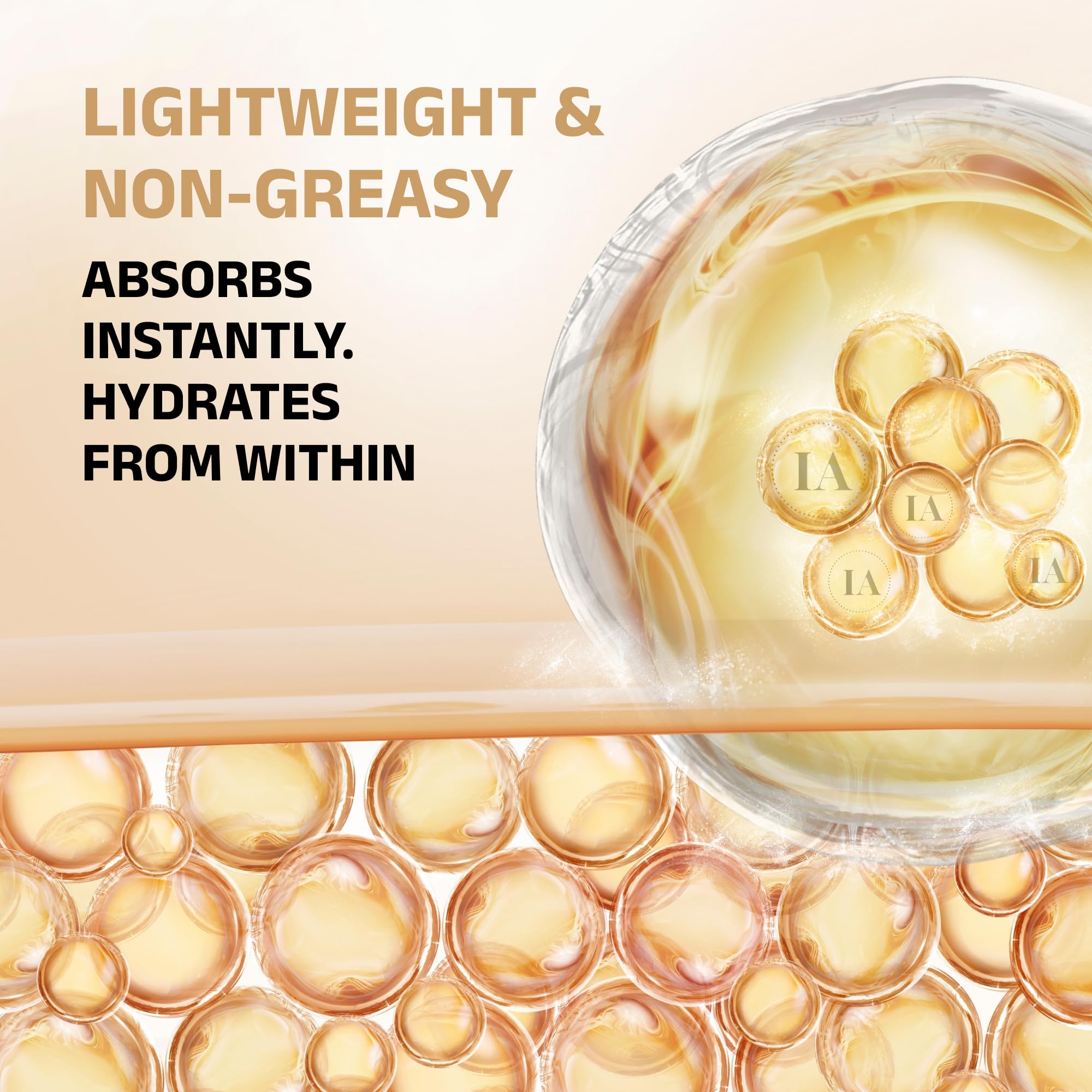 InfiniteAloe formula features hyaluronic acid, peptides, and collagen for skin support.