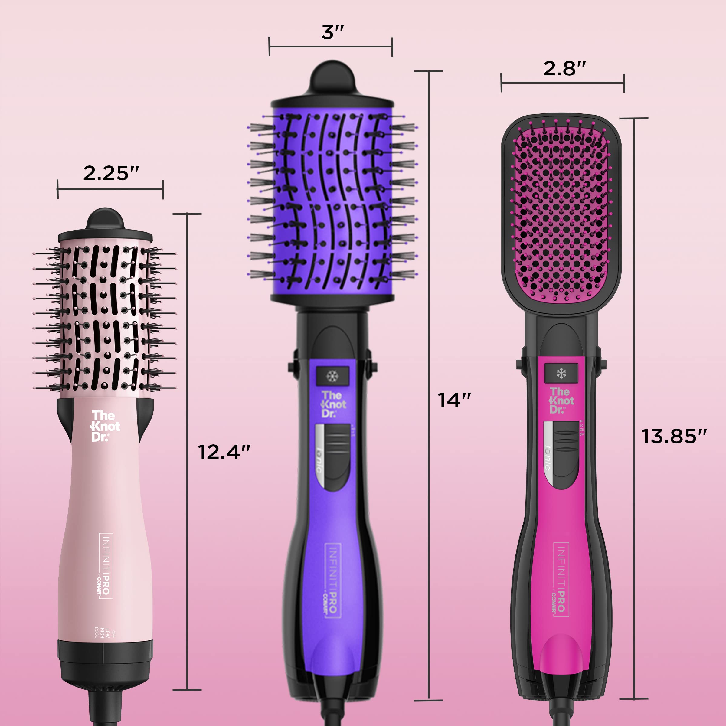 InfinitiPRO Knot Dr remains lightweight at 0.5 lb for easy styling.