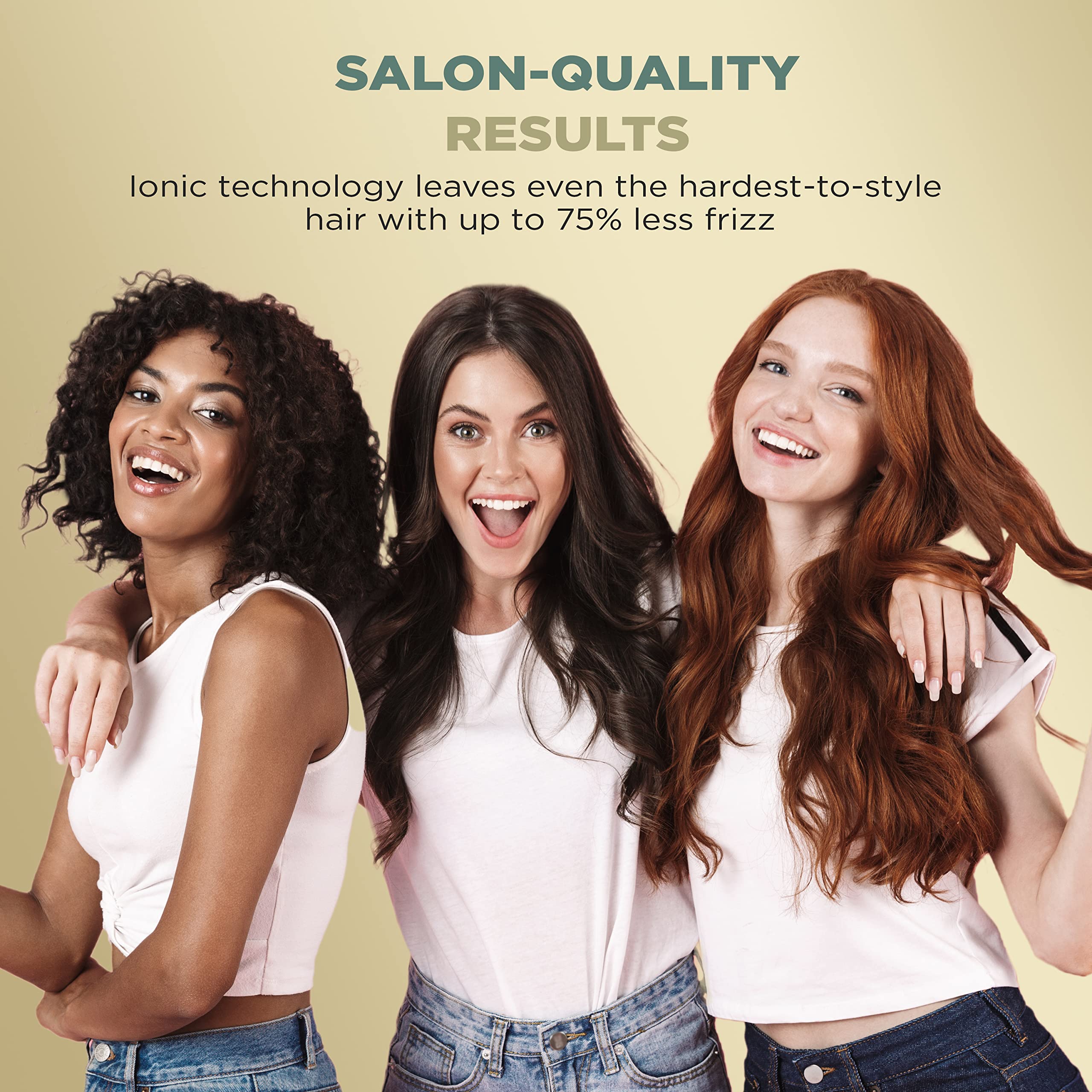 InfinitiPRO by Conair cool-shot feature locks in your look.
