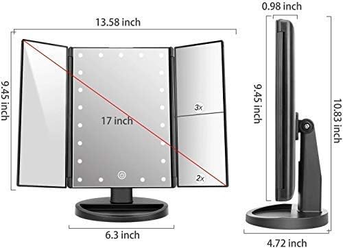 Infitrans mirror with 1X 2X 3X magnification for detailed grooming