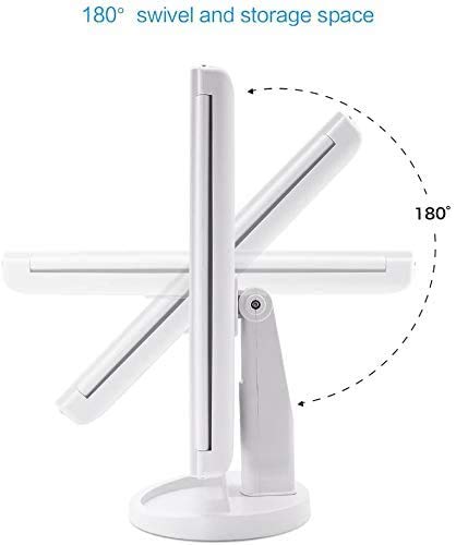 Infitrans lighted mirror shows touch-panel brightness control for precision