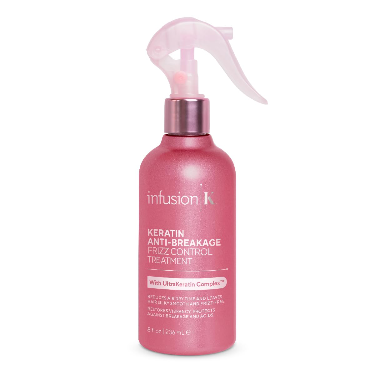 Infusion K color-safe sulfate-free banner highlights safe use