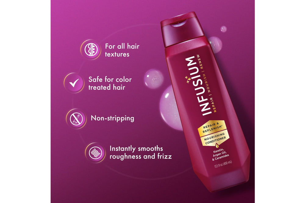 Infusium Avocado Oil Drops visual hints at nourishing hydration