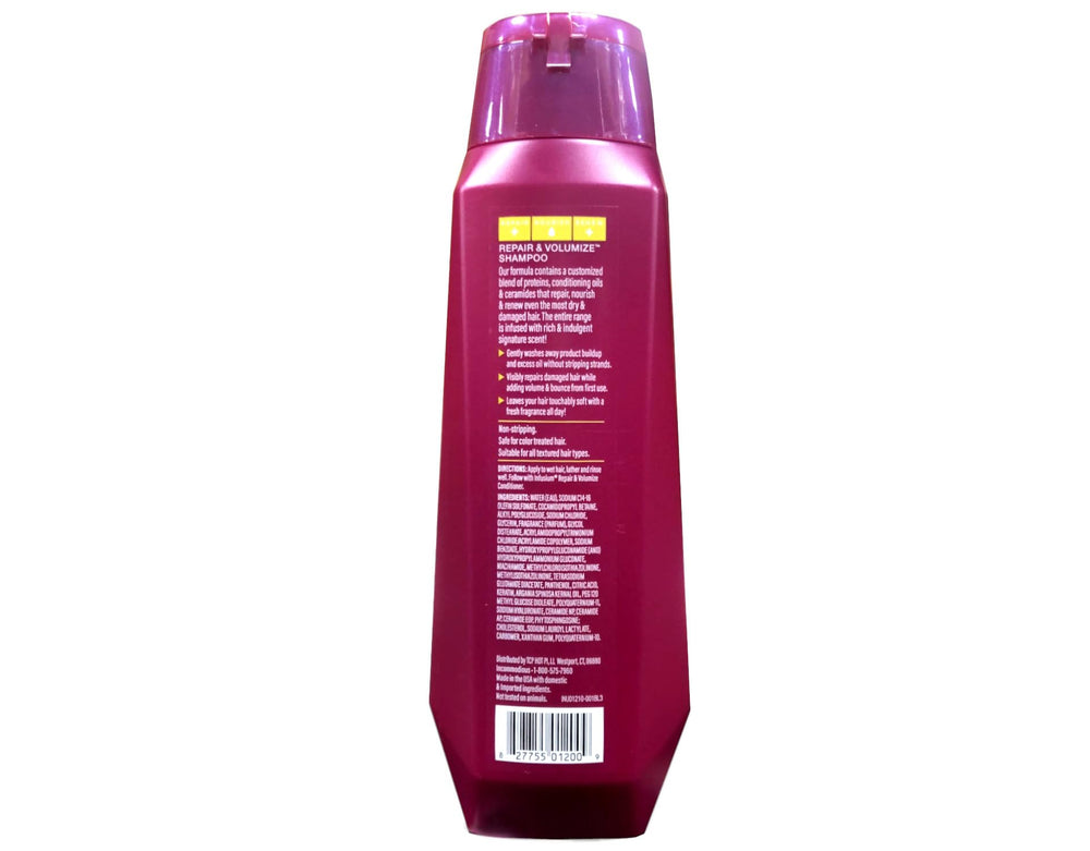 Infusium Conditioner bottle closeup emphasizing moisture restoration
