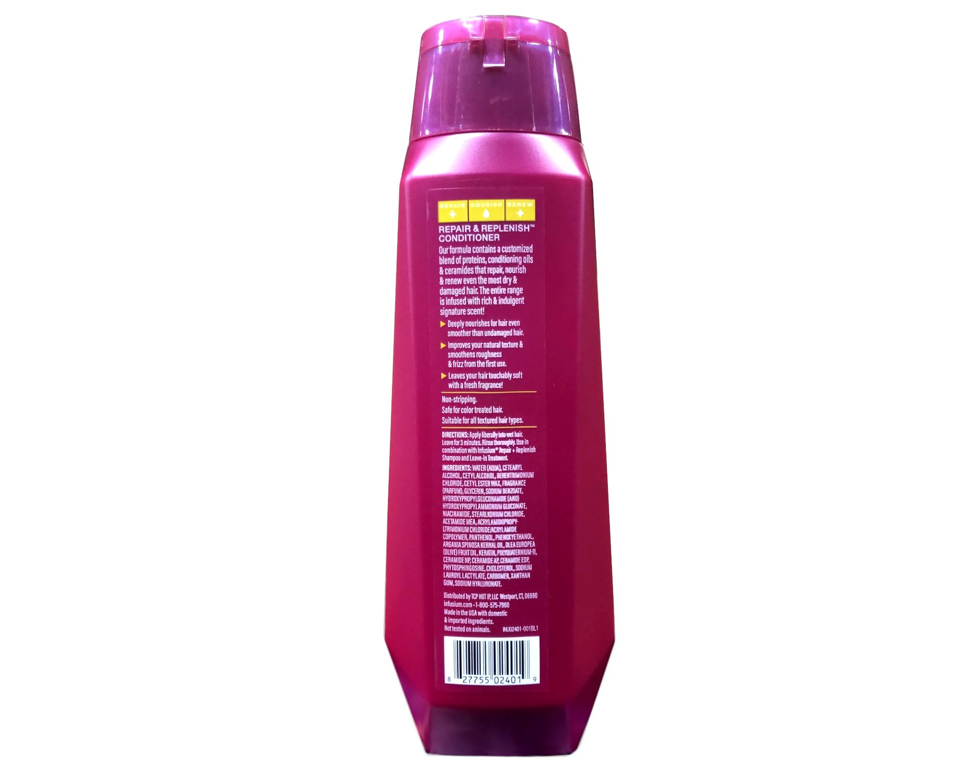 Infusium salon heritage 1928 graphic reflecting professional-grade care