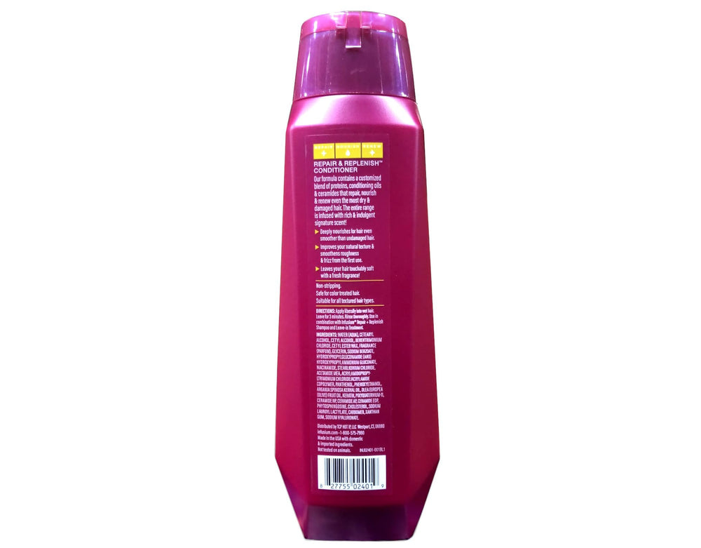 Infusium salon heritage 1928 graphic reflecting professional-grade care