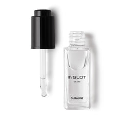 Inglot Duraline bottle closeup for waterproof makeup enhancements