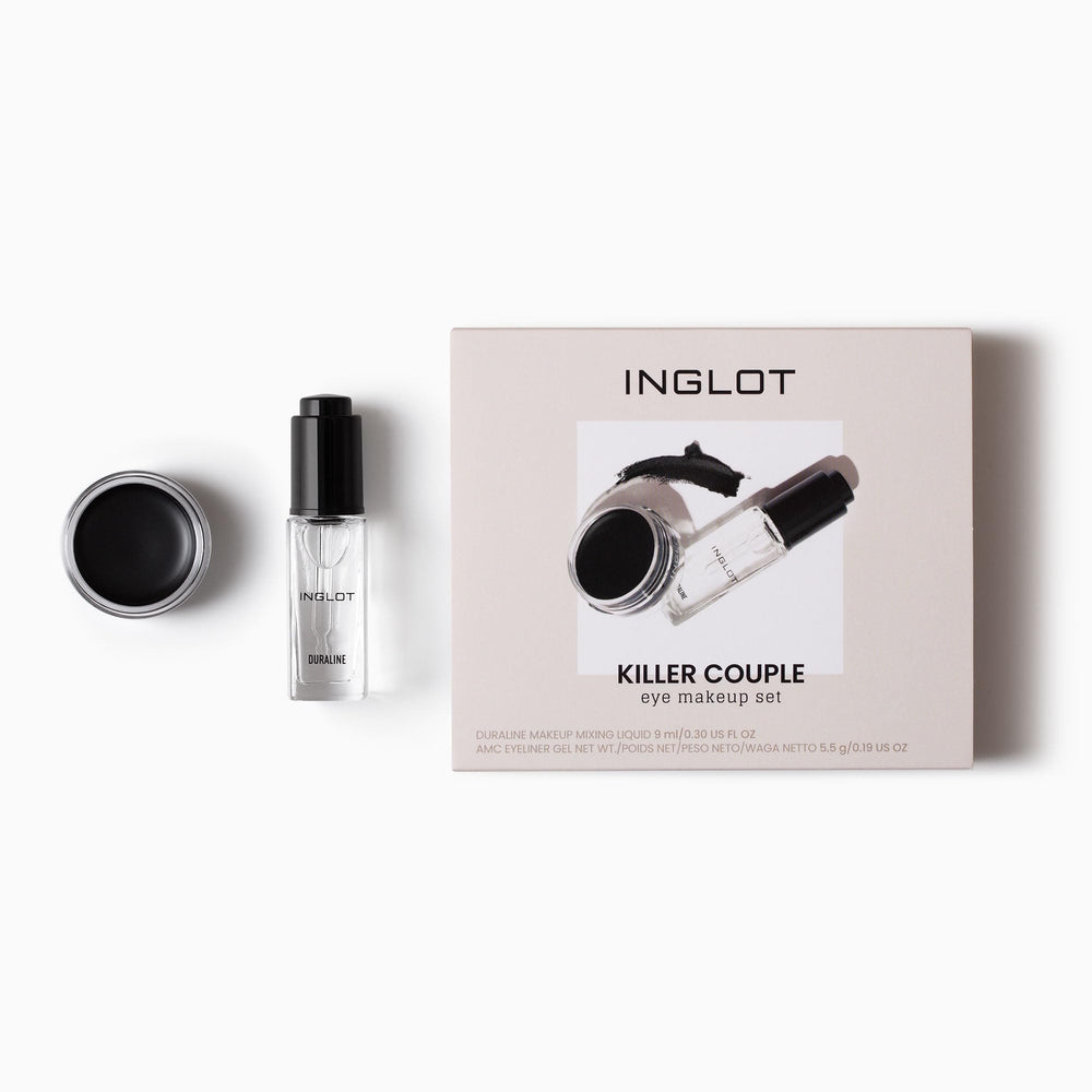 Inglot AMC Eyeliner Gel 77 tube showcases rich pigment for precise lines
