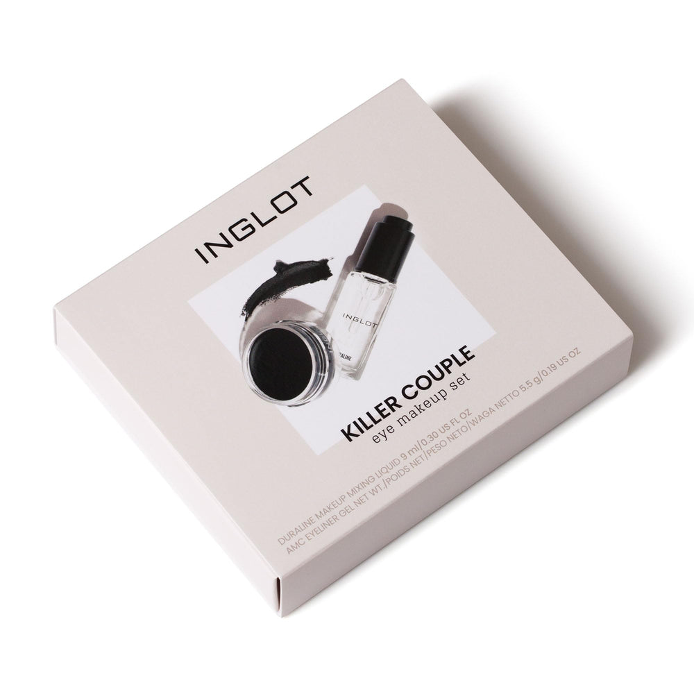 Inglot Eye Set Duraline bottle shows versatile mixing for extended wear
