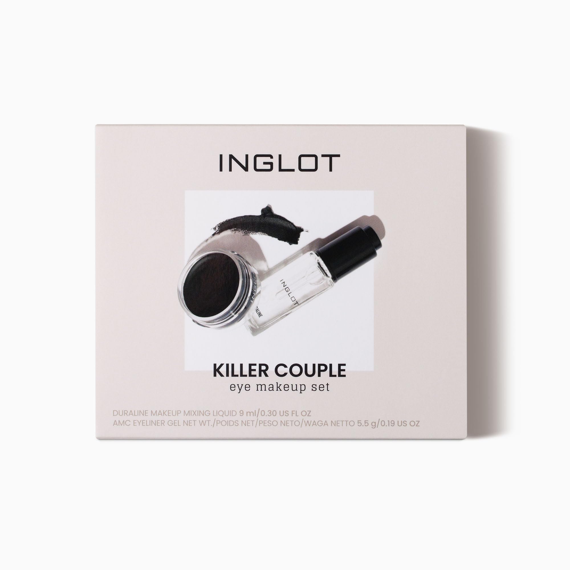 Inglot Eye Set Duraline dropper close-up highlights easy dispensing for customization