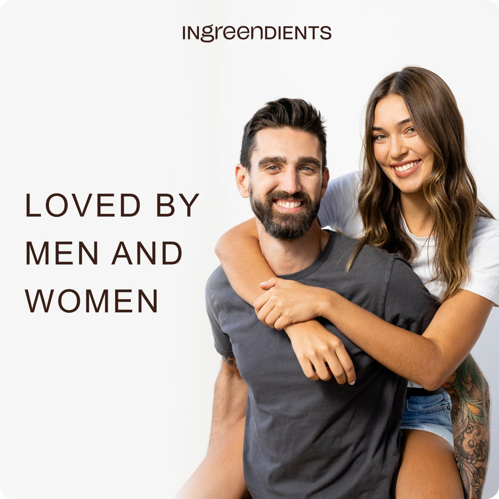 Ingreendients pH-balanced scalp massage highlighting calming cleansing action.