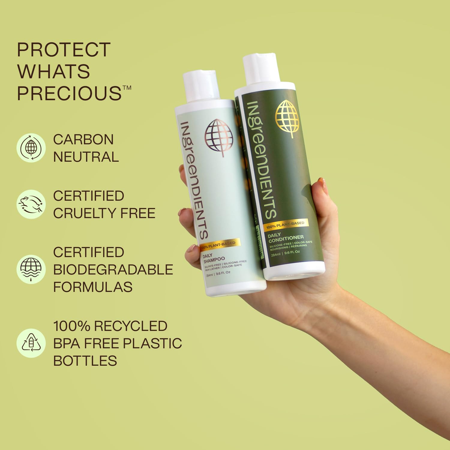 Ingreendients tea tree oil drop emphasizes refreshing scalp cleanse