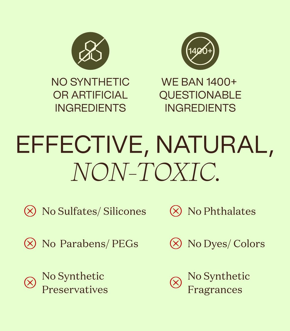 Ingreendients Vegan Gluten-Free icons image signals ethical skincare for eco-conscious shoppers