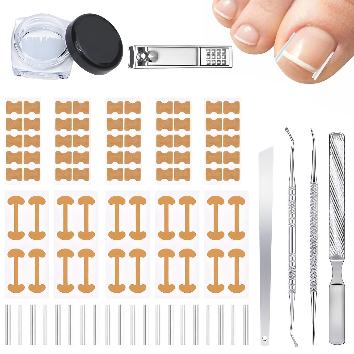 Ingrown Toenail Corrector Set nail clippers for precise trimming and comfortable home care.