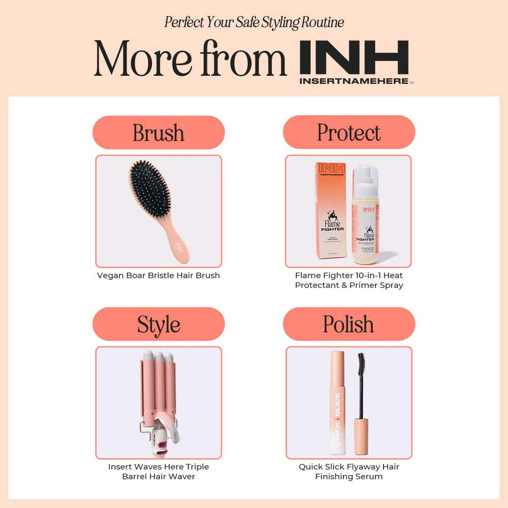 INH Hair Waver 3 Barrel is travel-friendly with universal voltage for on-the-go styling.