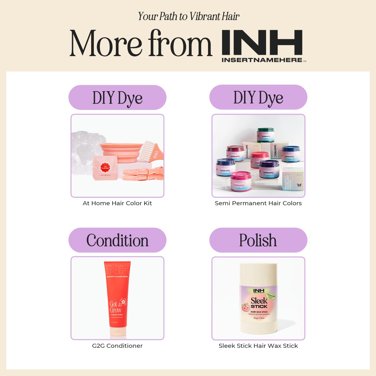 INH ready-to-use jar in bathroom demonstrates beginner-friendly color option.