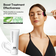 INIA 3-in-1 Skin Tightening Device in tighten mode for firmer appearance