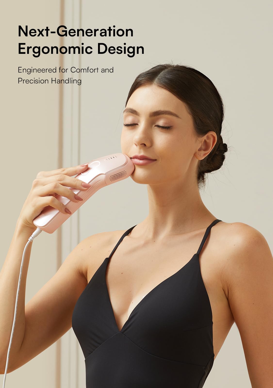 INIA HAUTE Pro face mode gently removes fine facial hair