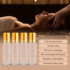 Inice portable 10ml bottle ideal for on-the-go essential oil routines.