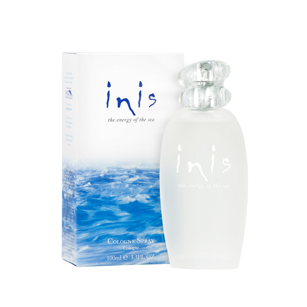 Inis energy of the sea spray bottle with frosted finish evokes refreshing ocean energy for daily wear.