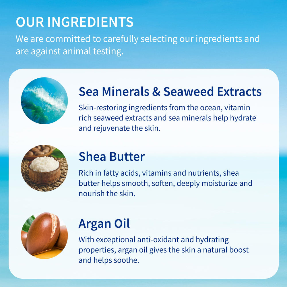 Inis the Energy of the Sea mineral hand lotion seaweed extracts highlight natural skincare.