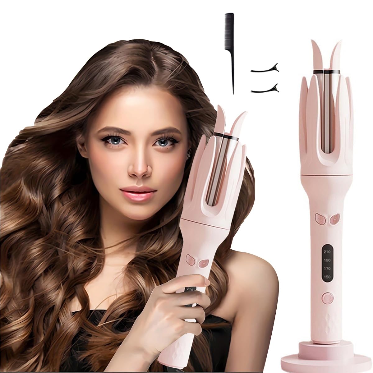 INK-EEZE automatic curling iron fashion appearance complements gift-ready beauty routines.
