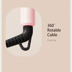 INK-EEZE automatic curling iron rotating barrel enables smooth curls with minimal effort.