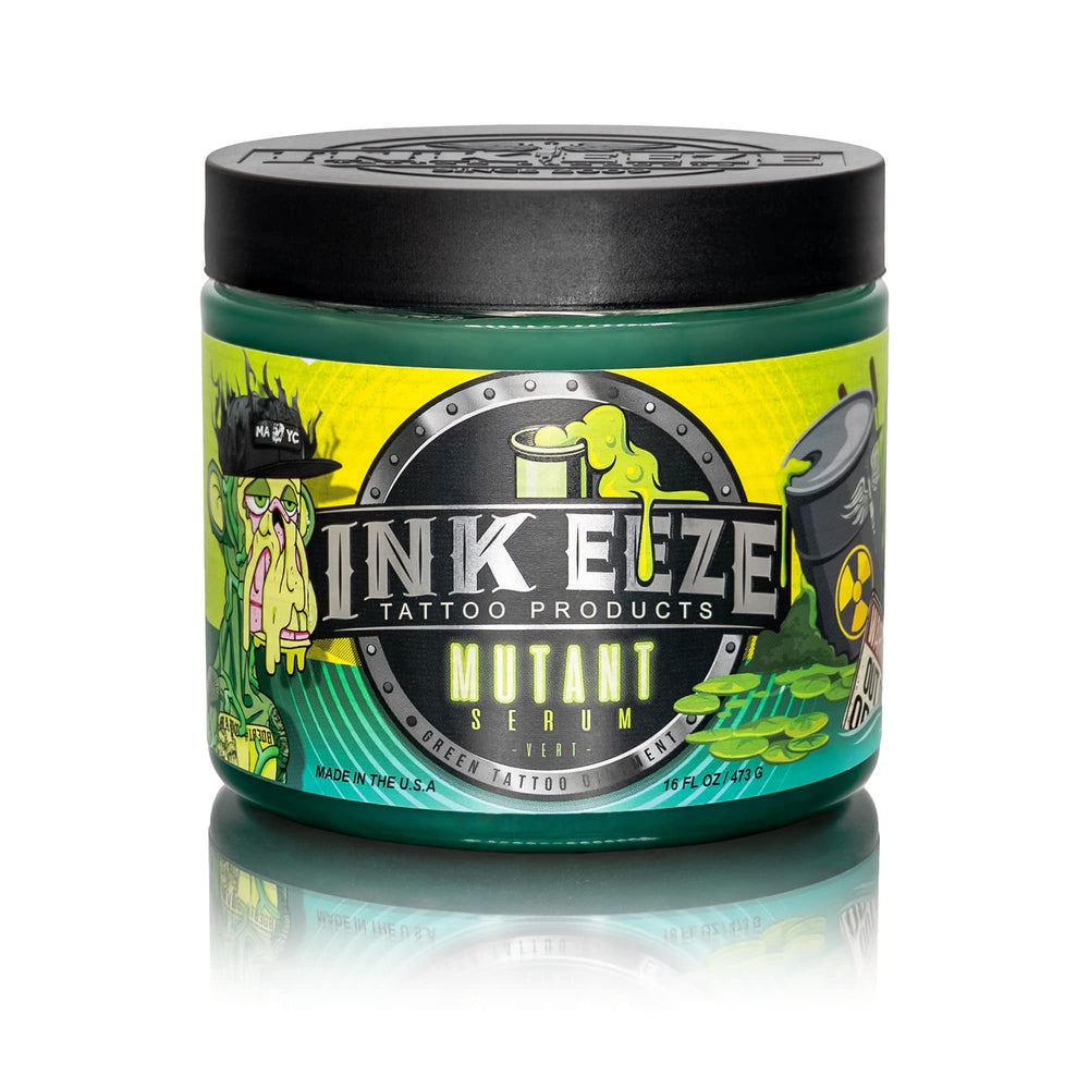 INK-EEZE Mutant Serum 16oz bottle for post-tattoo care and protection.