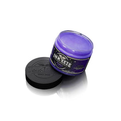 INK-EEZE Purple Tattoo Ointment application during tattoo for lubricating comfort