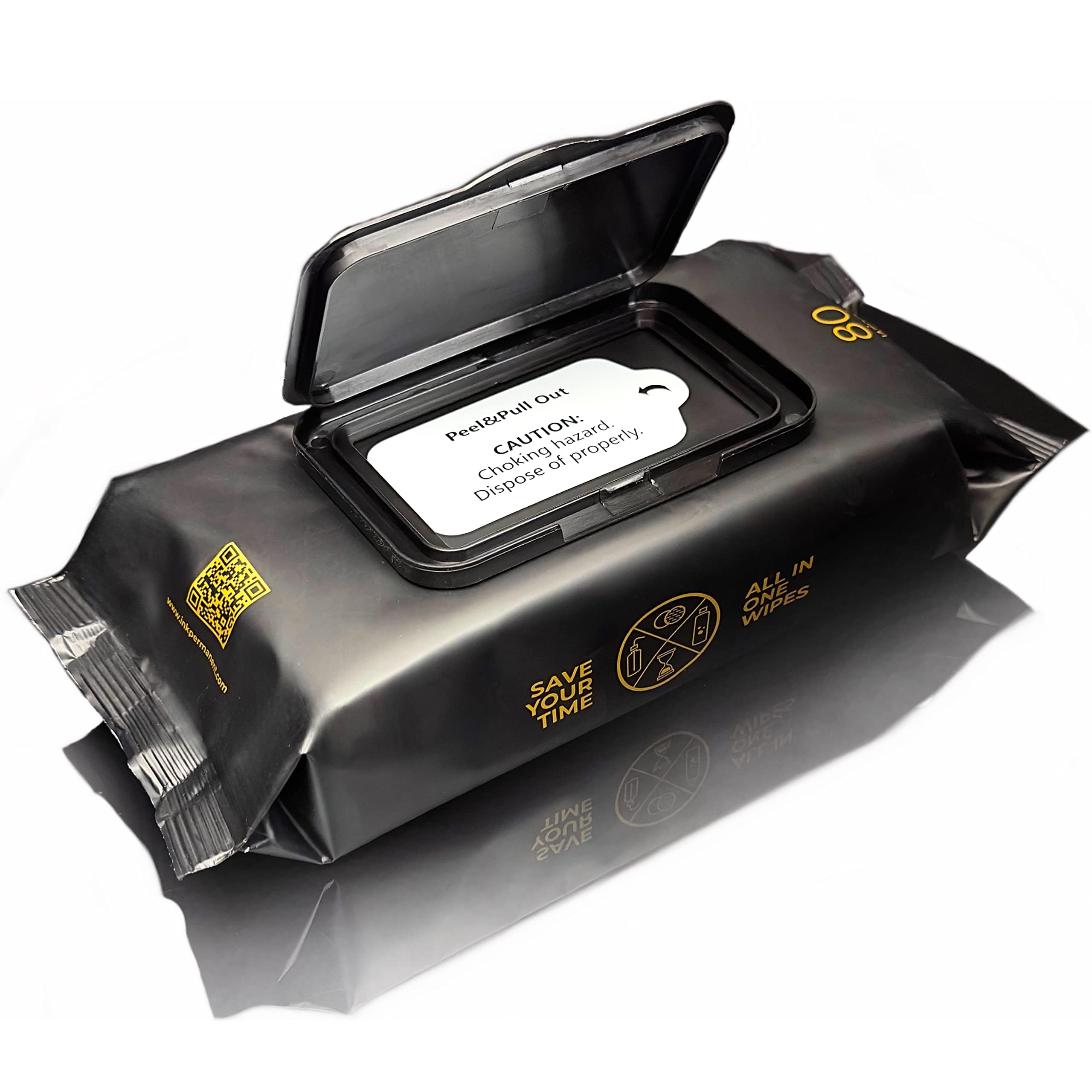 Ink Permanent CleanSkin Wipes convenient-dispensing enable quick access between steps.