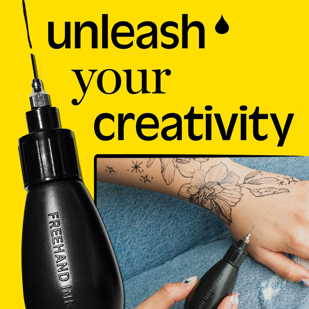 Inkbox Freehand glove helps keep application clean while you create
