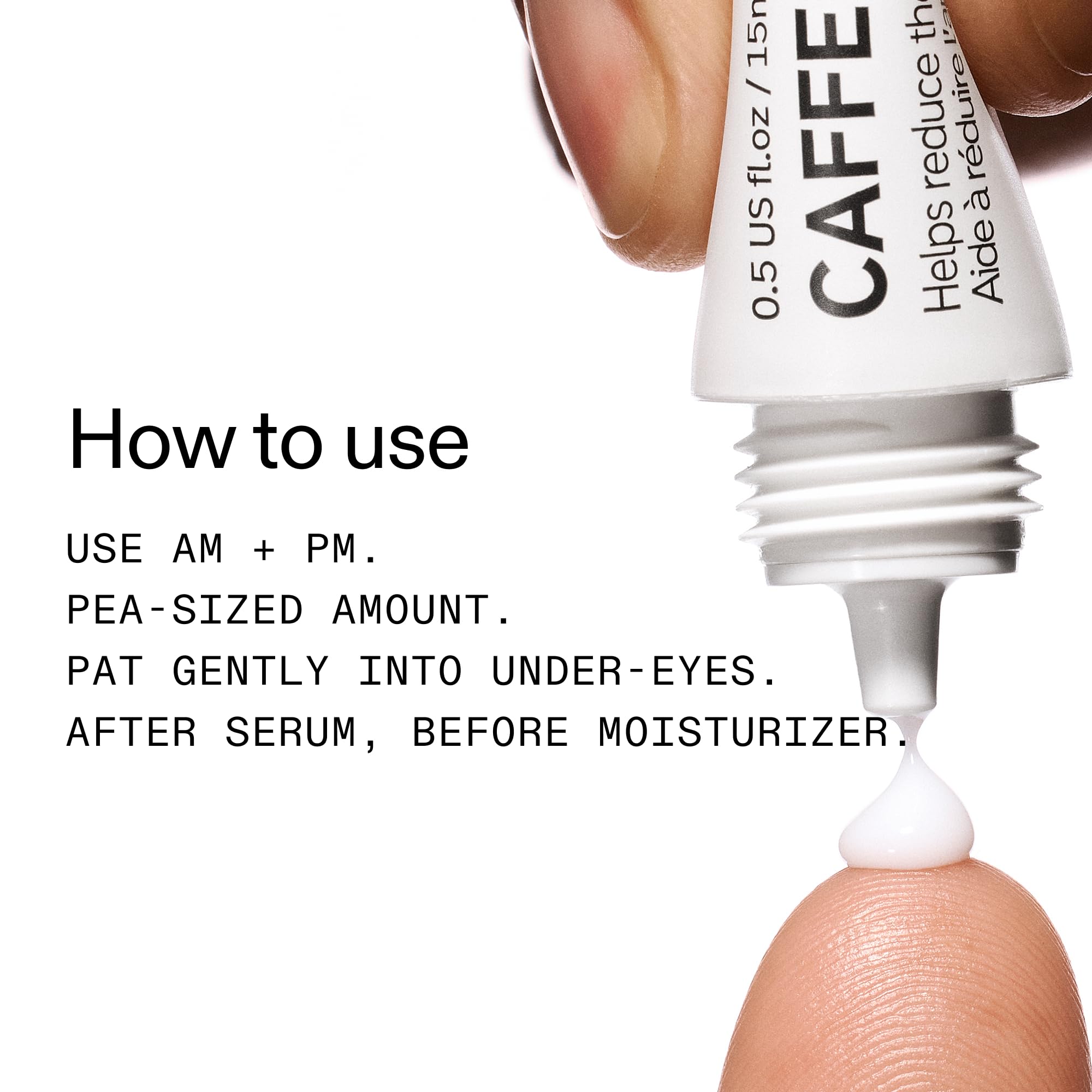 Afternoon desk routine featuring The INKEY List Caffeine Eye Cream