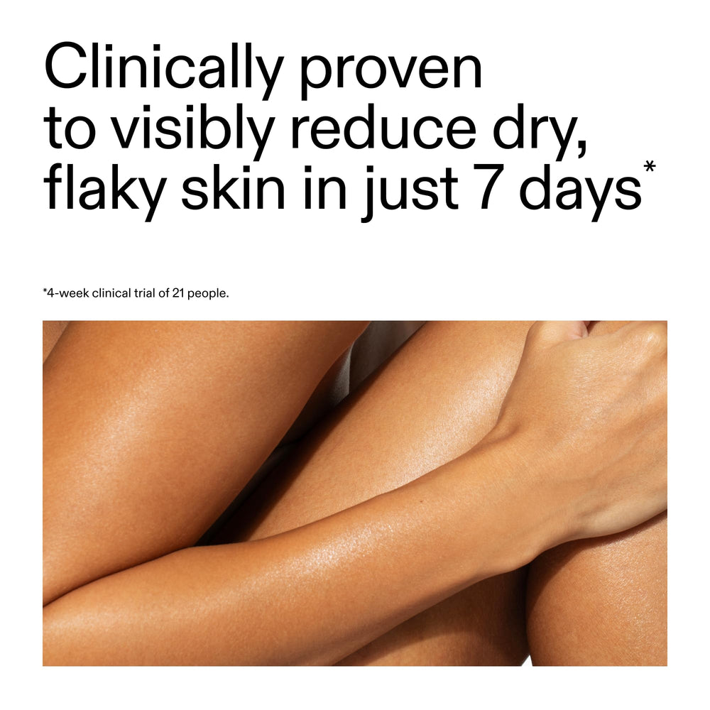 The INKEY List PHA Body Water Cream ingredients close-up highlighting exfoliation and hydration.