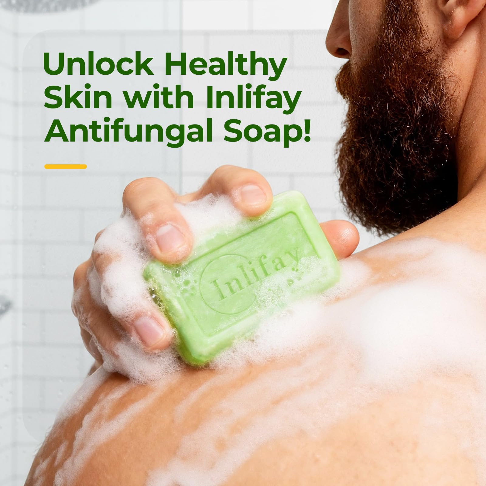 Inlifay antifungal soap travel-friendly design supports active lifestyles