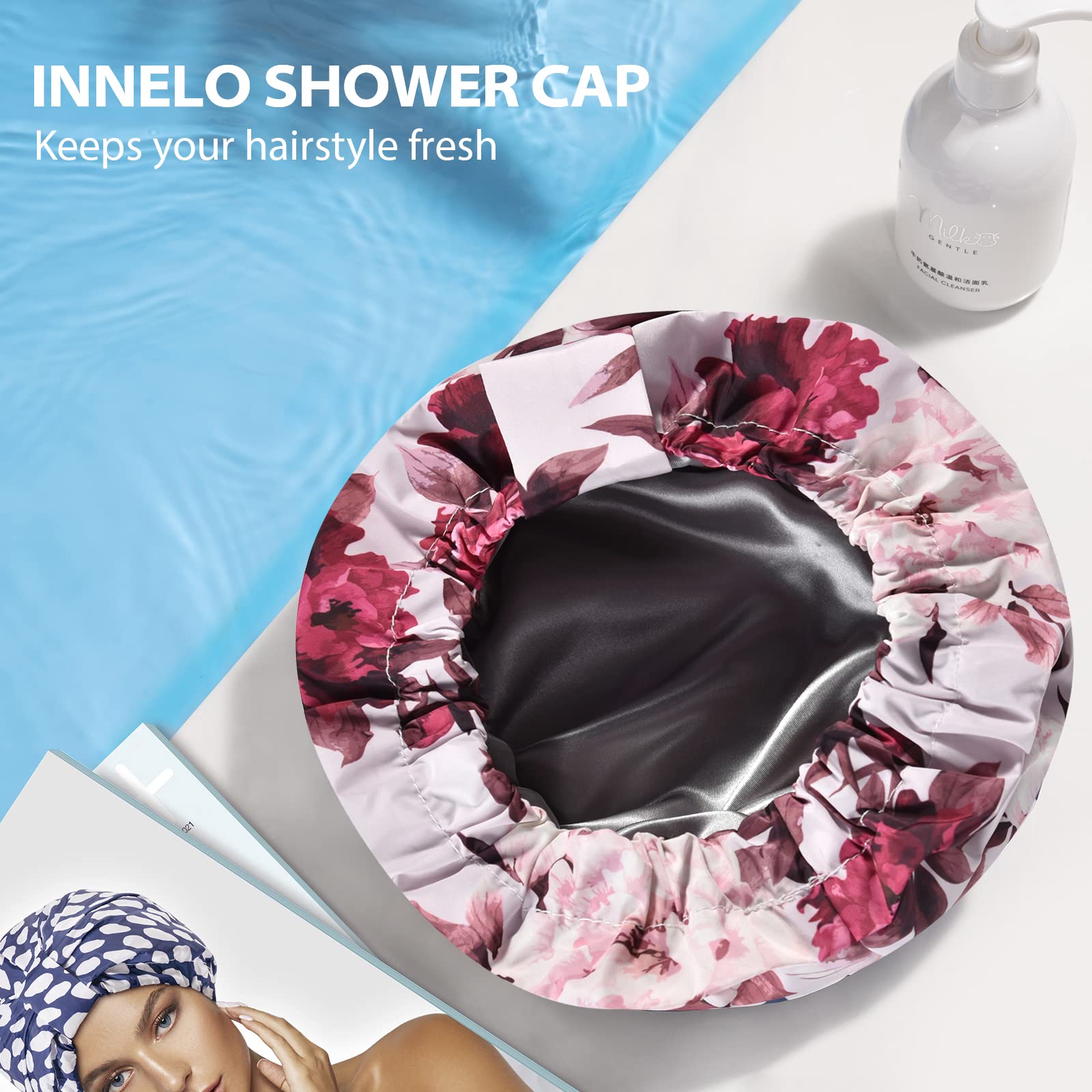 INNELO vibrant pink flower pattern makes a stylish gift.