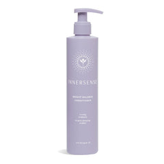 INNERSENSE Bright Balance Purple Toning Conditioner bottle for cool tones in blonde and gray hair.