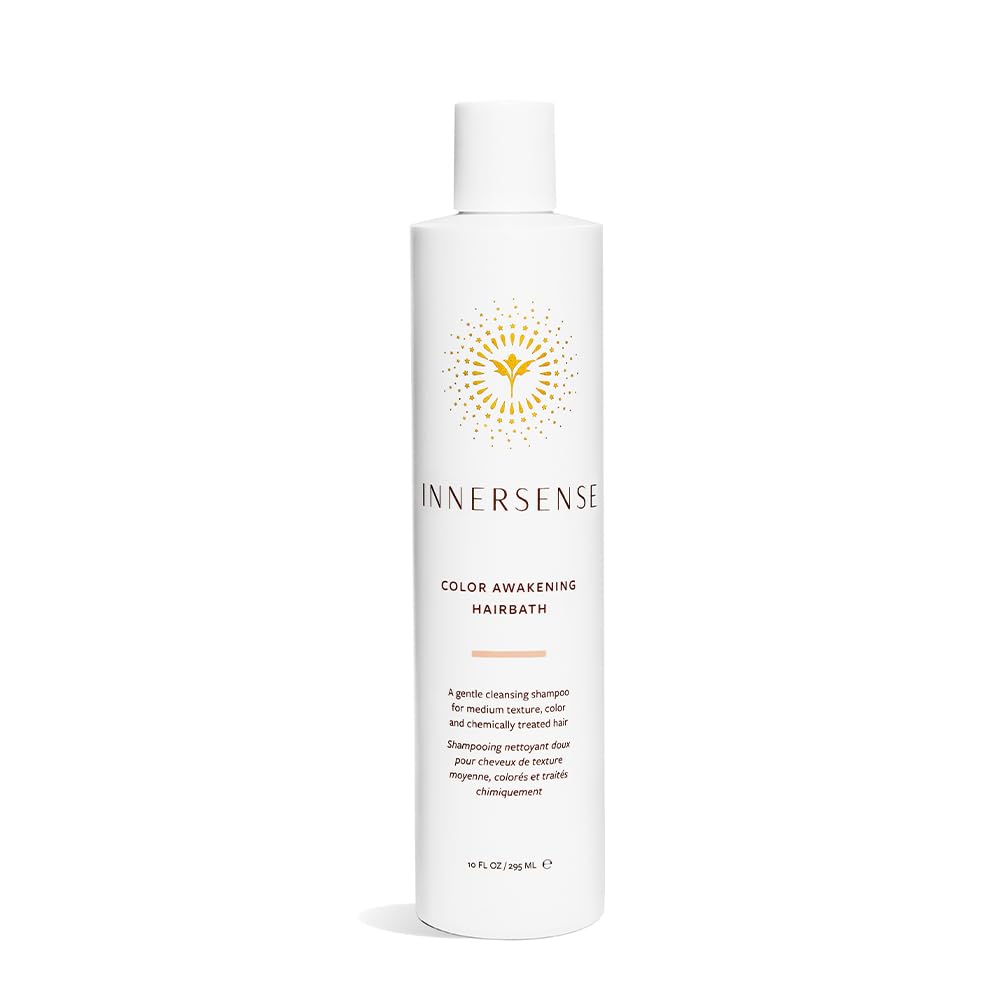 INNERSENSE Color Awakening Hairbath bottle shows clean, color-safe cleansing.