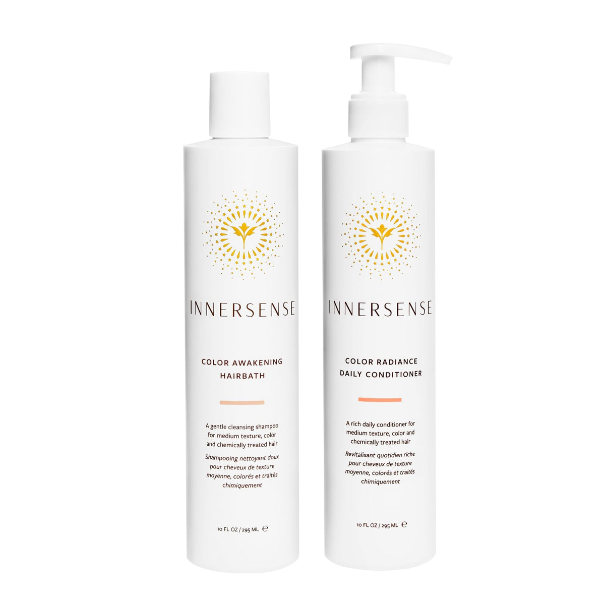 INNERSENSE Color Awakening Hairbath bottle preserves color-treated hair shine