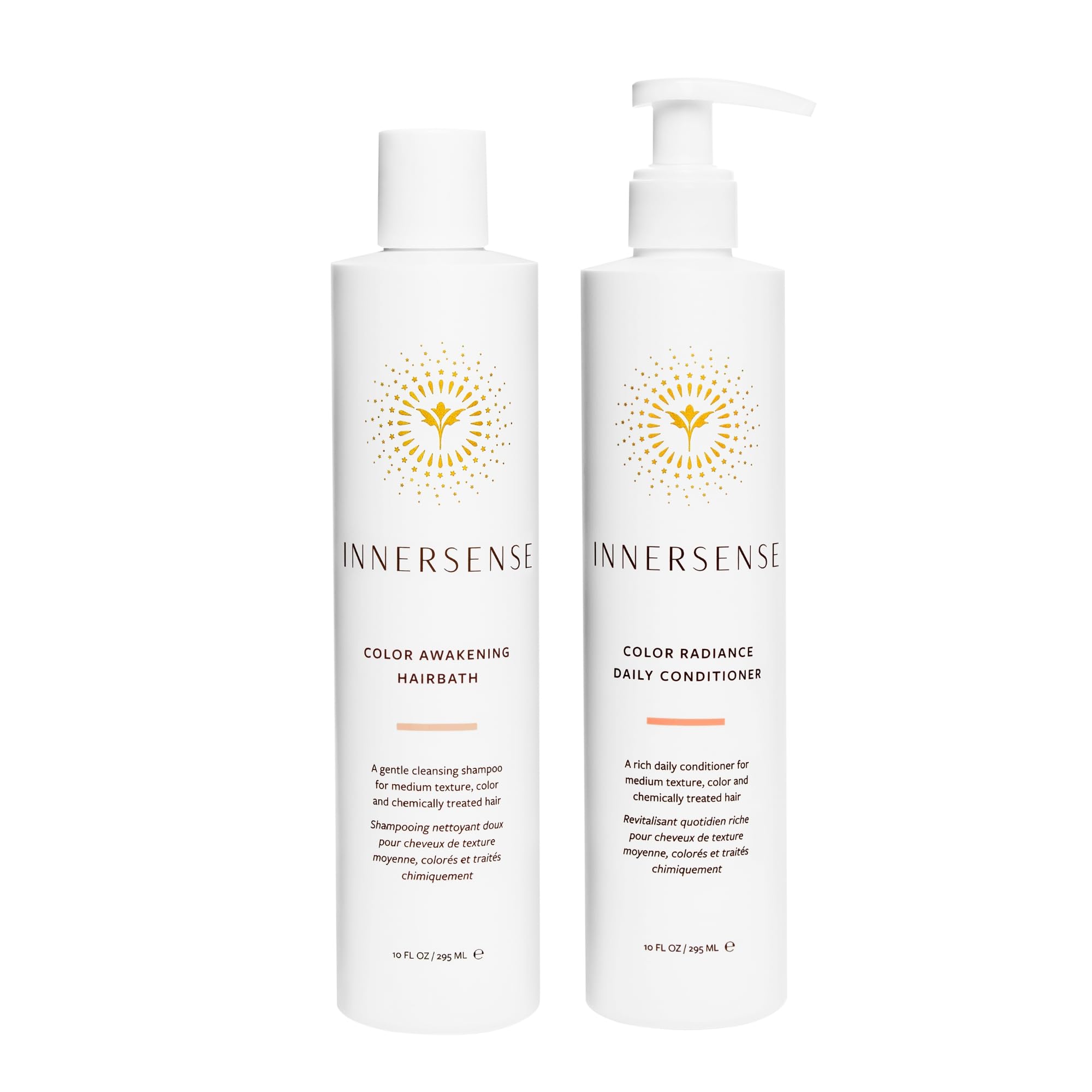 INNERSENSE Color Awakening Hairbath bottle preserves color-treated hair shine