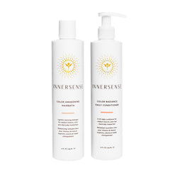 INNERSENSE Color Awakening Hairbath bottle preserves color-treated hair shine