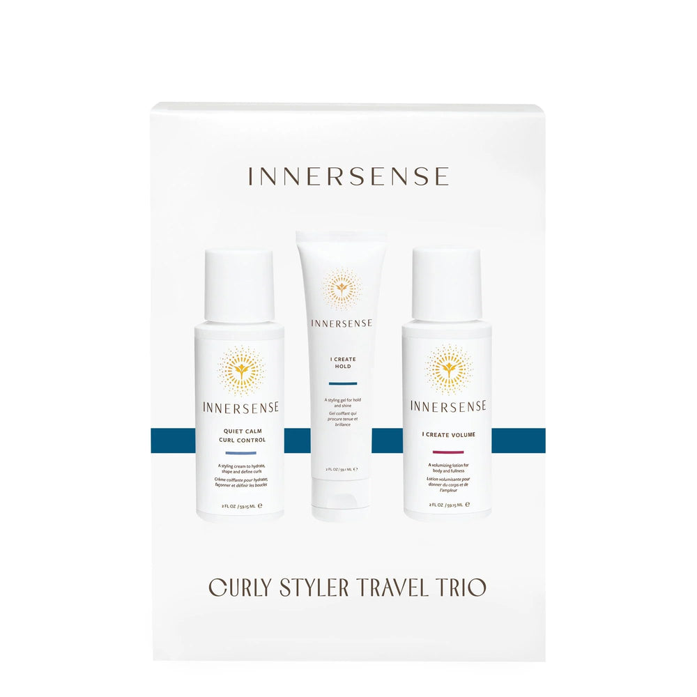 Frizz-control look with Curly Styler Trio for controlled, defined curls.
