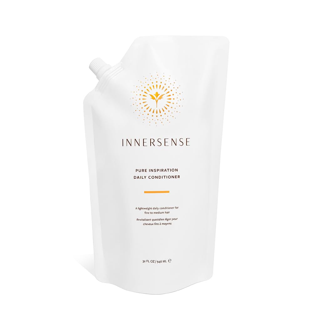 INNERSENSE Daily Conditioner bottle front highlights lightweight hydration for all hair types.