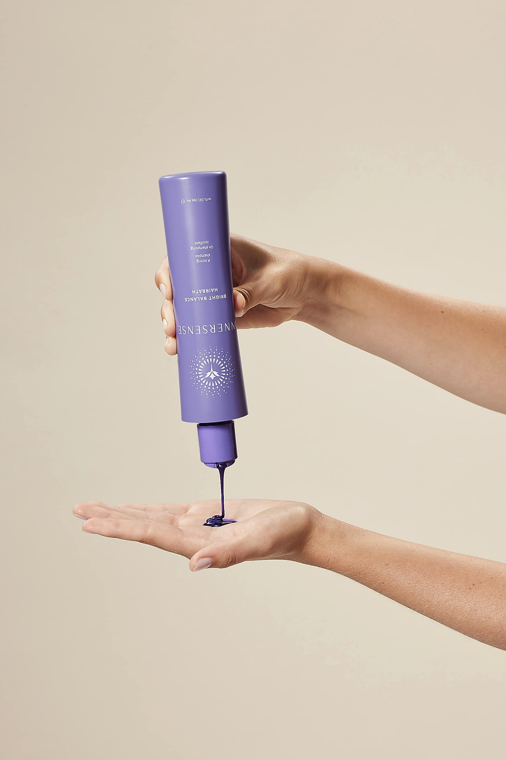INNERSENSE duo packaging on shelf evokes clean beauty ethos and cruelty-free commitment.