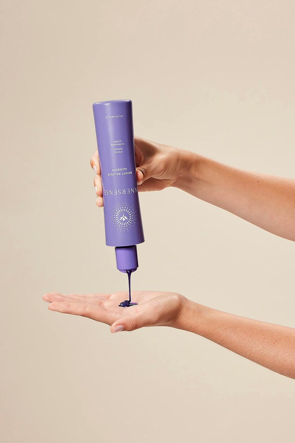 INNERSENSE duo packaging on shelf evokes clean beauty ethos and cruelty-free commitment.