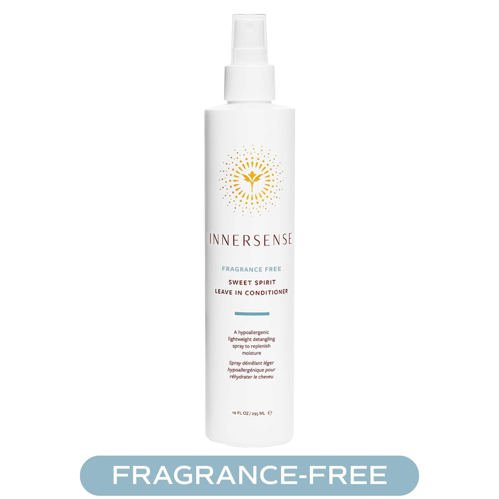 INNERSENSE fragrance-free Sweet Spirit spray mist for lightweight styling