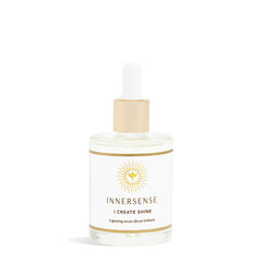 INNERSENSE Glossing Serum bottle delivers radiant shine with a lightweight finish